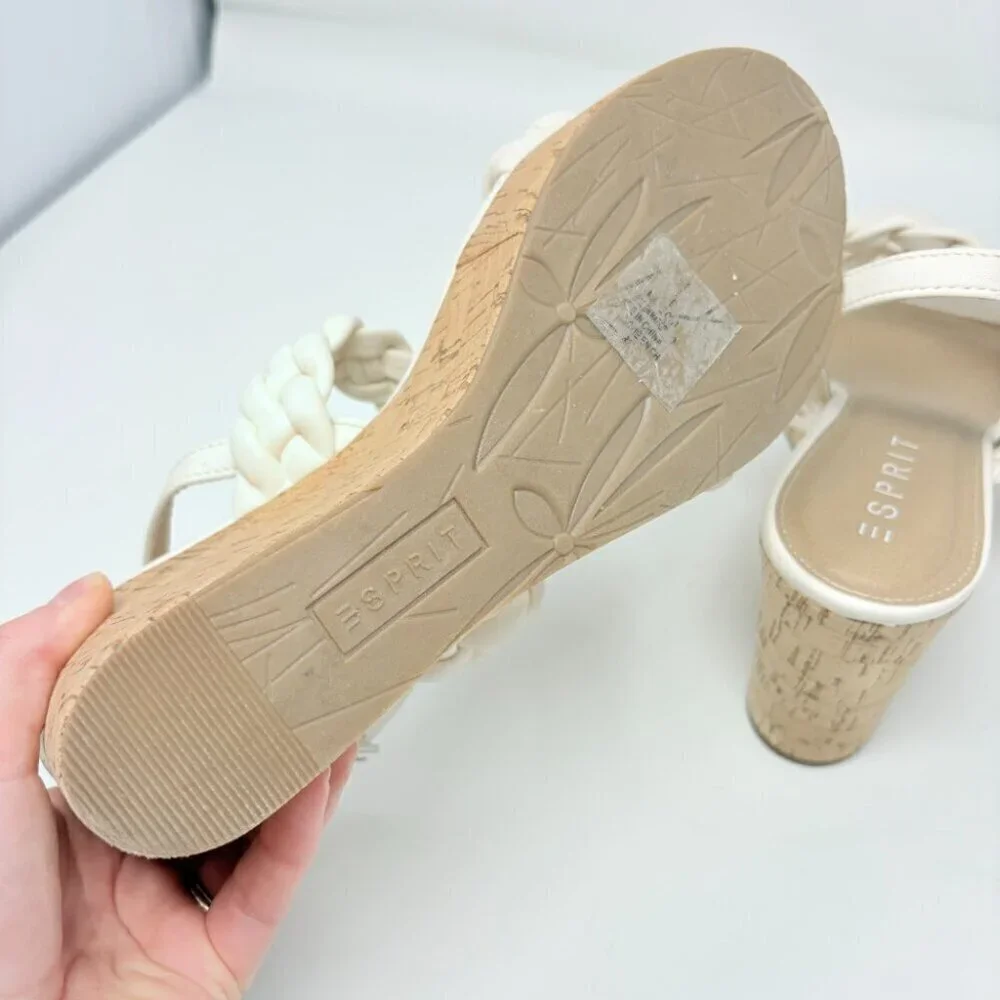 Esprit braided espadrille